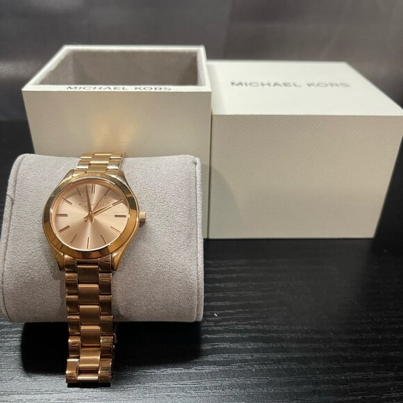 Michael Kors Rose Gold Watch - Picture 1 of 10